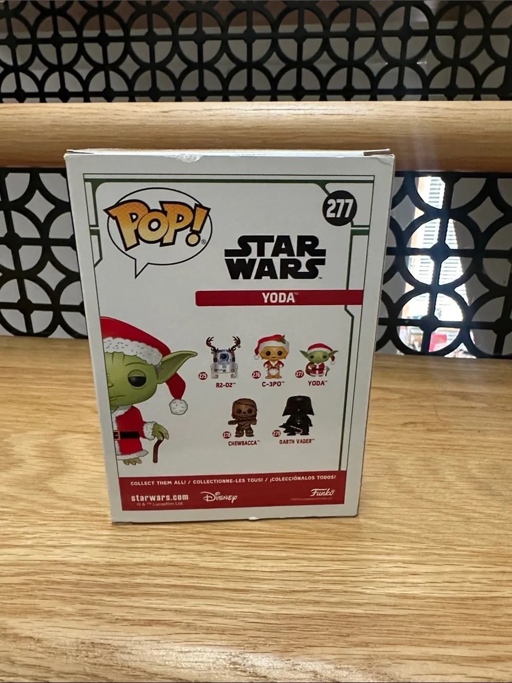 Funko Holiday Yoda Pop! #277 - Green, Red, White